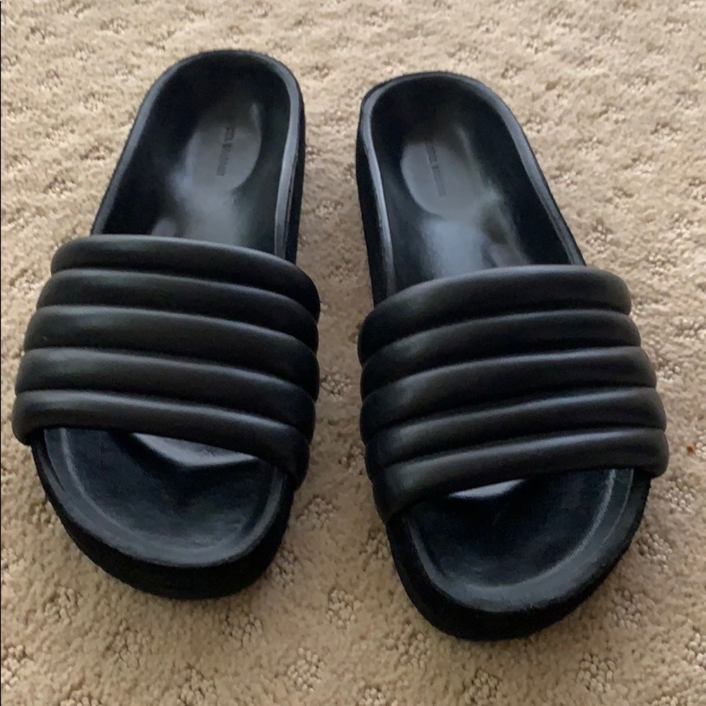 Isabel Marant Black Slide Sandals